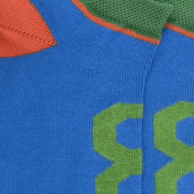 Calzini di cotone per bambini - Blu e verde
