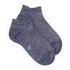 Calzini per bambini in cotone ed effetto lurex lucido - Blu navy