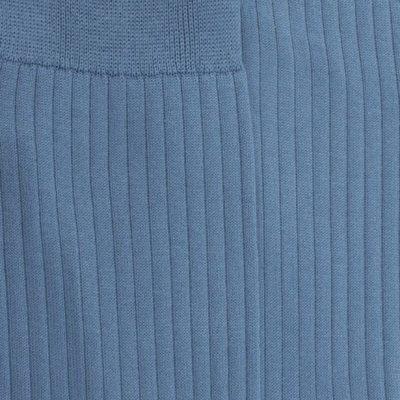 Chaussettes homme luxe en pur coton égyptien - Bleu marine foncé