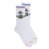 Calzini con occhiello da uomo - Design ad ancora