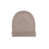 Cappello in lana merino e cashmere - Beige