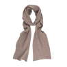 Sciarpa in lana merino, seta e cashmere - Beige