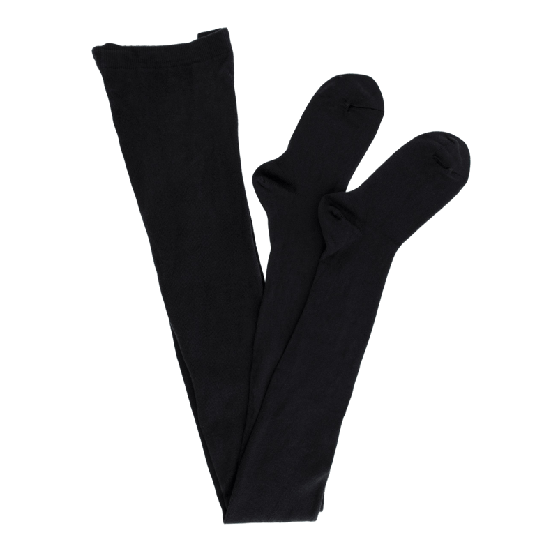 Collant enfant en coton doux - Noir | Doré Doré
