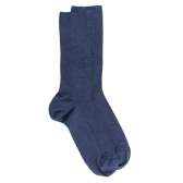 Calzini Doré Doré senza elastico in cotone egiziano - Speciale per gambe sensibili - Jeans scuro