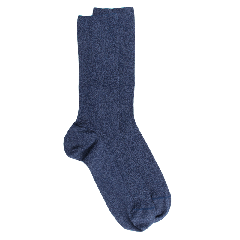 Calzini Doré Doré senza elastico in cotone egiziano - Speciale per gambe sensibili - Jeans scuro