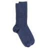 Calze in cotone egiziano senza orlo elastico - Speciale per gambe sensibili - Jeans scuro