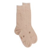Calzini da uomo in cotone egiziano - Beige Sable | Doré Doré