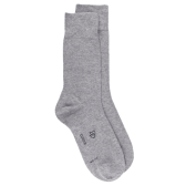 Calzini grigio chiaro in cotone egiziano