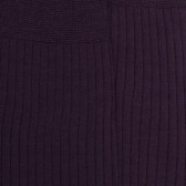 Calzini di lusso in lana merino viola scuro