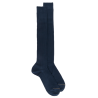 Gambaletti di lusso da uomo 100% filato scozzese extra fine - Blu navy | Doré Doré