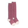 Gambaletti in pile per bambini - Rosa ed ecrù