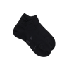 Calzini Light tartan da donna - Nero