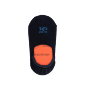 Calzini invisibili con striscia antiscivolo sul tallone - Blu navy