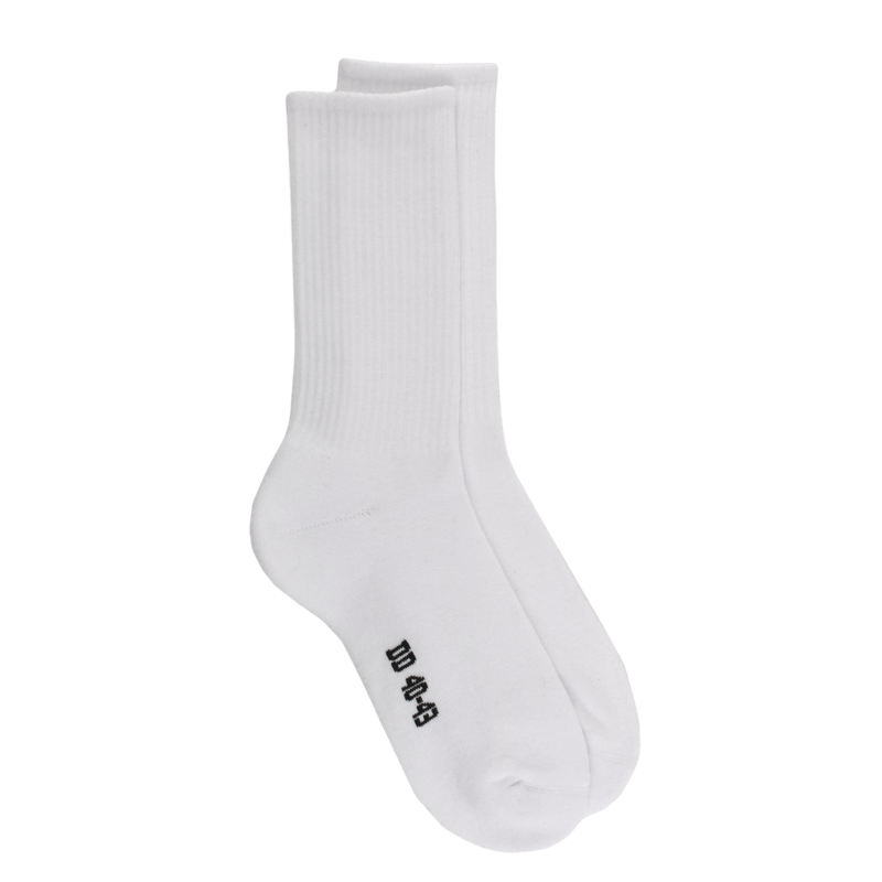 Calzini con occhiello in cotone DD da uomo - Bianco