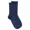 Calzini da donna in morbido cotone con bordi arrotolati - Blu navy