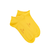 Calzini fini da donna in cotone egiziano - Yellow | Doré Doré