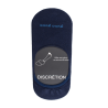 Calzini invisibili da donna in cotone con strisce antiscivolo - Blu navy